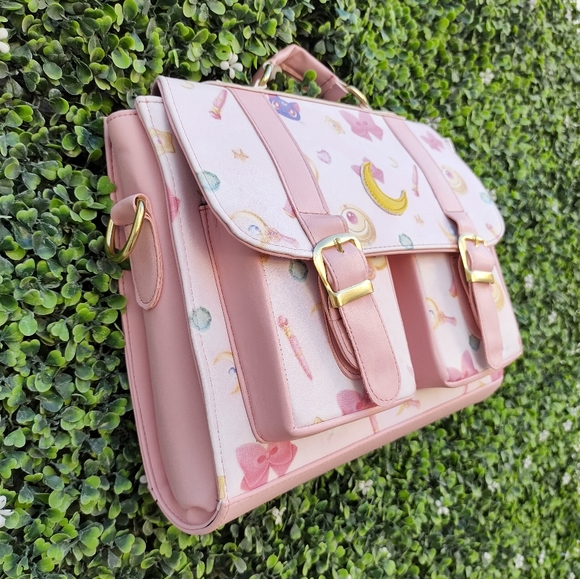 NEW anime sailor moon briefcase kawaii handbag  bag pink - Picture 7 of 7